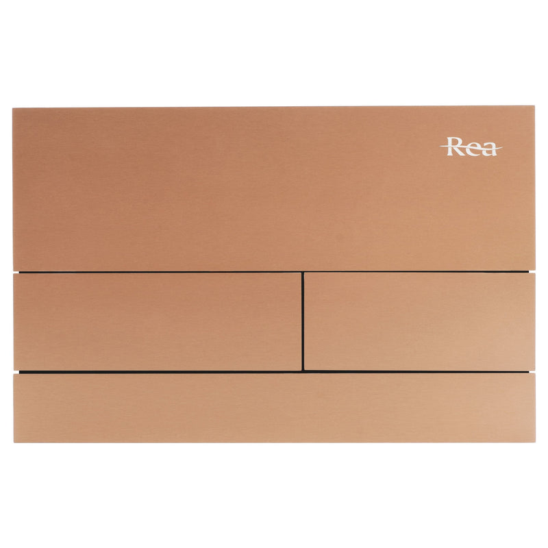Clapeta pentru rezervor incastrat K011A-Q Rea T Brush Copper/Brushed Rose Gold