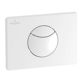 Clapeta Villeroy & Boch, ViConnect, actionare dubla, 20 x 14 x 5 cm, alb