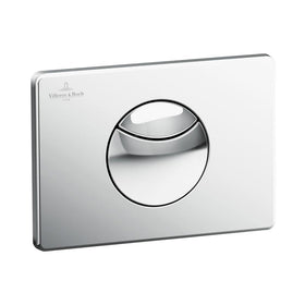 Clapeta Villeroy & Boch, ViConnect, cu actionare dubla, crom lucios, 21 x 15 x 5 cm