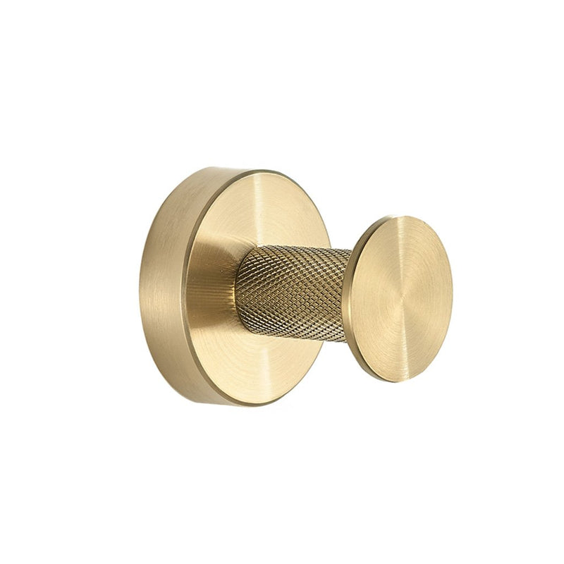Cuier de baie 6606A Modern Brush Gold