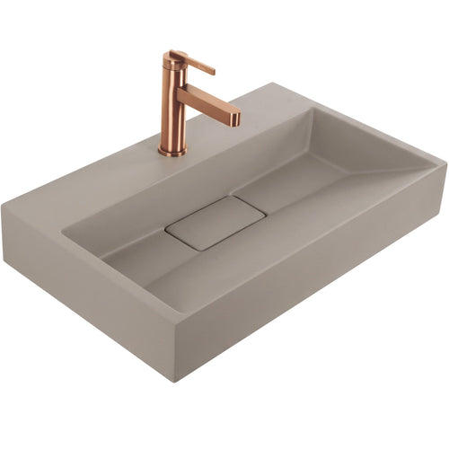 Lavoar din compozit Rea GOYA TAUPE 60CM - Conglomerat - Bej | SanitarePro