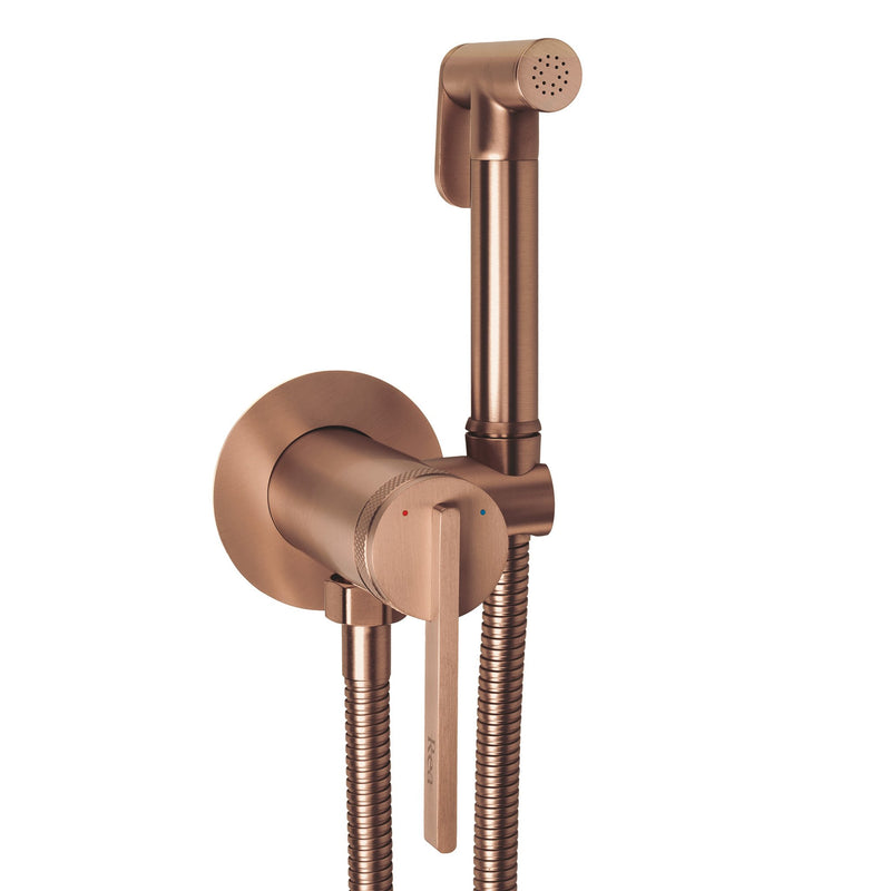 Baterie bideu Rea Grace Brush Copper - Alamă - Cupru periat | SanitarePro
