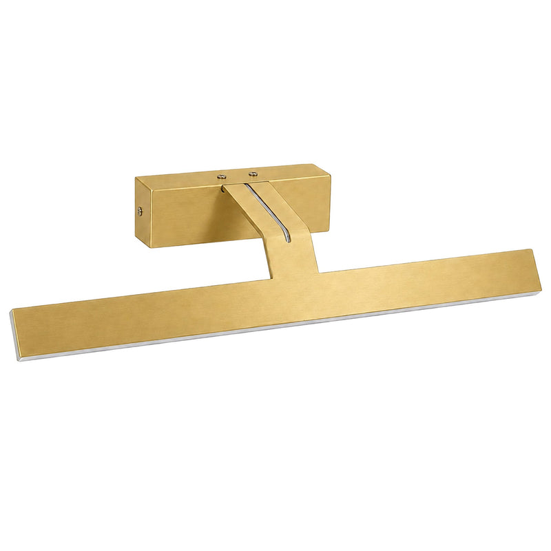 Aplică LED pentru baie SWE007-1W 43cm BRUSH GOLD - metal, plastic | SanitarePro