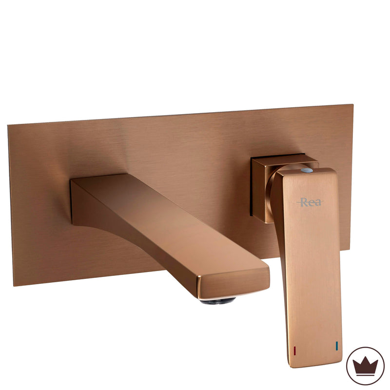 REA PREMIUM Joe Brush Copper baterie de culoare - Alamă - Cupru periat | SanitarePro