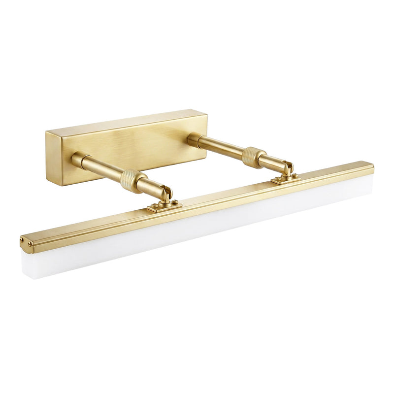 Aplică LED pentru baie APP1875-1W 40cm BRUSH GOLD - aluminiu, metal, plastic | SanitarePro