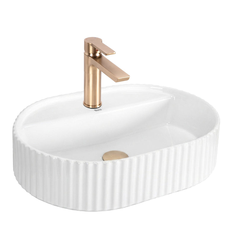 Lavoar pe blat Rea Marcela 45 - Ceramică sanitară - Alb | SanitarePro
