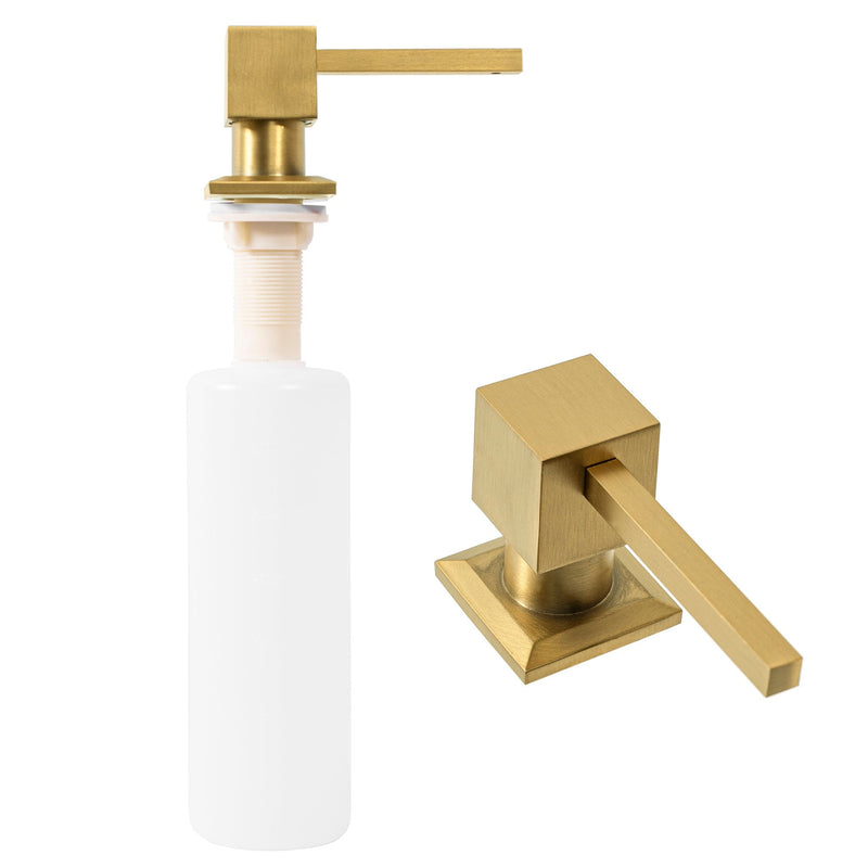 Dozator de săpun gold brush square