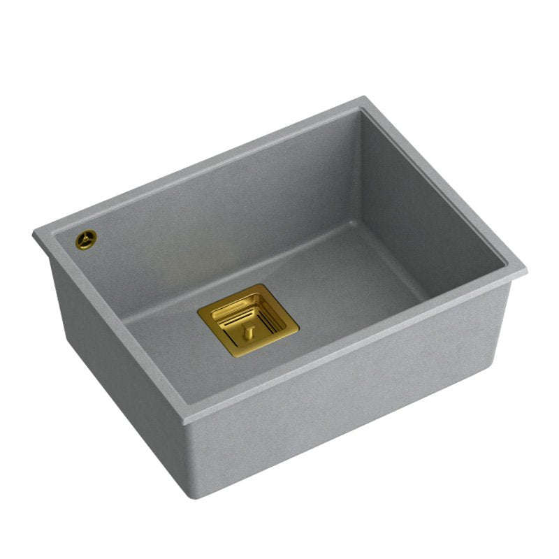 Chiuveta din granit DAVID 50 Grey Metallic - Granit - gri metalic | SanitarePro