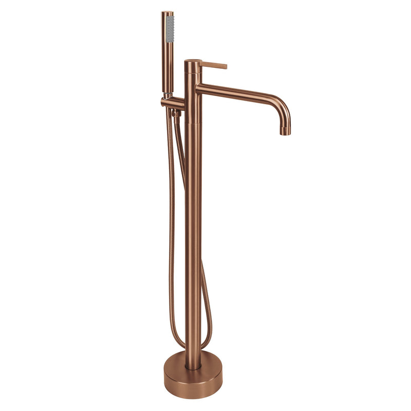 Baterie de podea Rea Foster Brush Copper - Inox, Alamă - Cupru periat | SanitarePro
