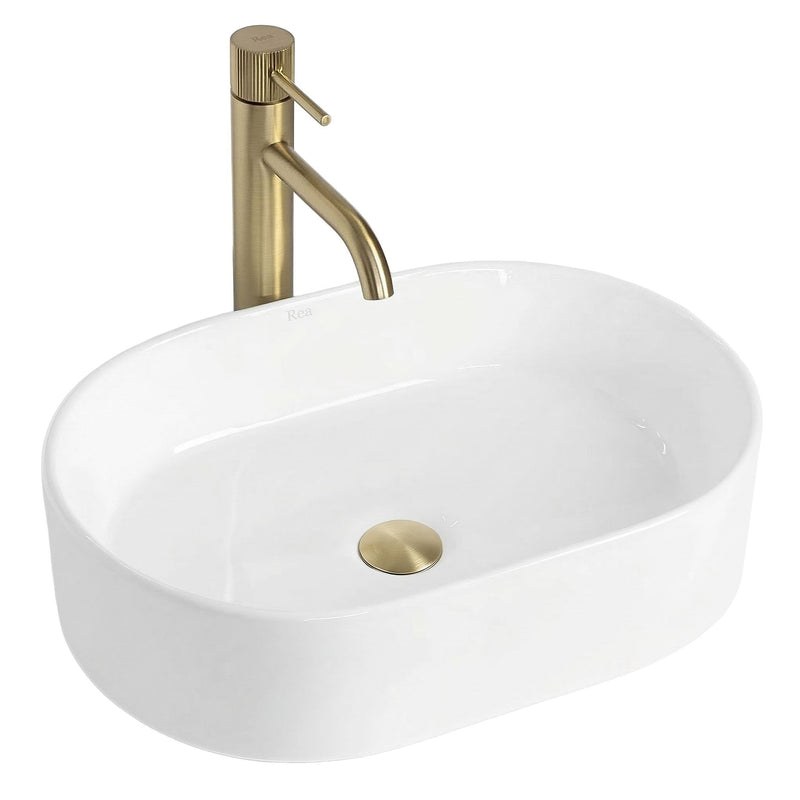 Lavoar ceramic pentru blat Rea Nadia 46