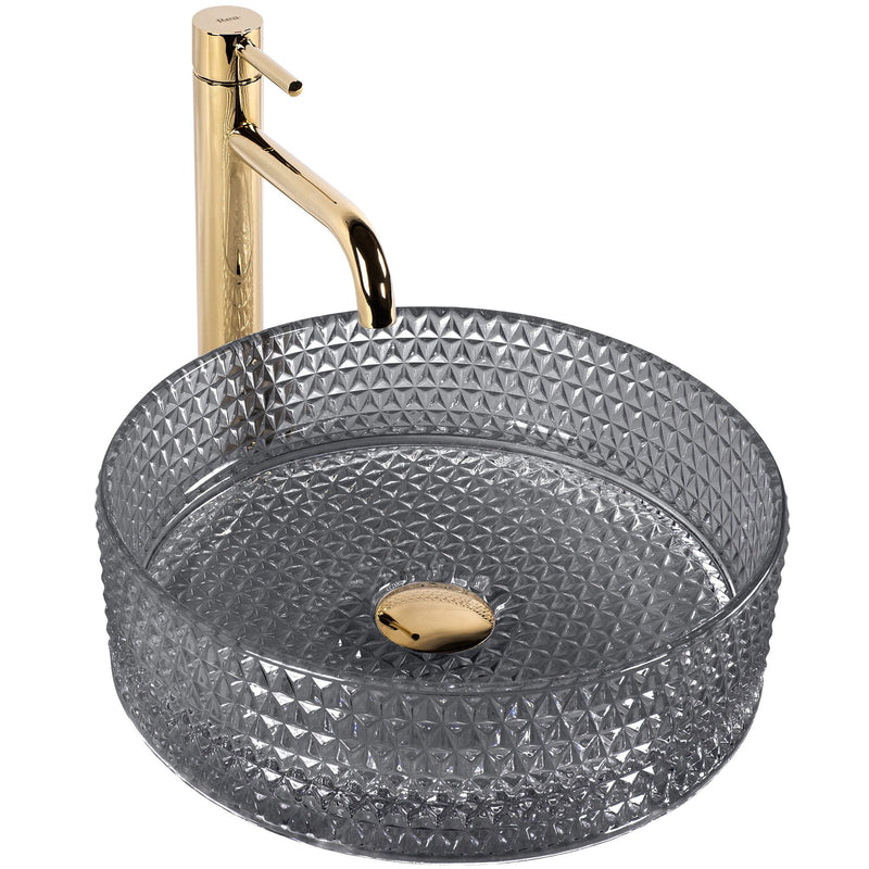 Lavoar pe blat Rea Cristal 35 Black