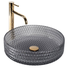 Lavoar pe blat Rea Cristal Grey 39