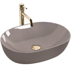 Lavoar pe blat Rea Lisa Beige Shiny