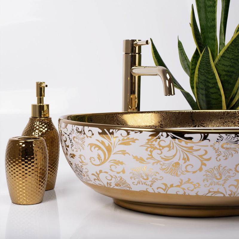 Lavoar pe blat Rea Margot White/Gold