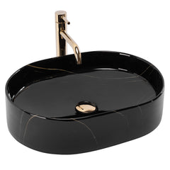 Lavoar pe blat Rea Nadia 50 Black Stone