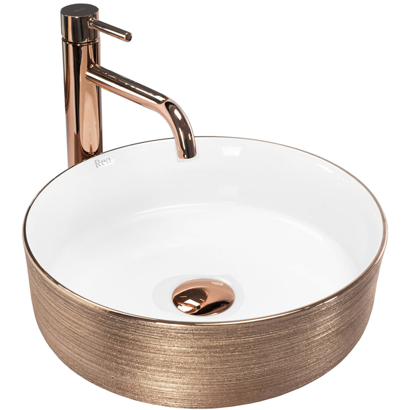 Lavoar pe blat Rea Sami Brush Rose Gold