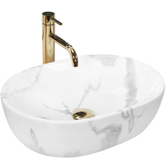 Lavoar pentru blat Rea Amelia Marmo Shiny