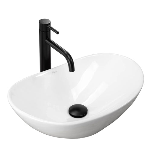 Lavoar pentru blat REA Royal Mini White