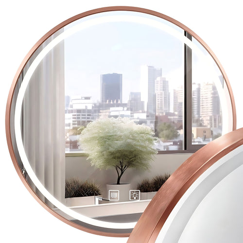 Oglindă LED 80cm MMJ BRUSH COPPER