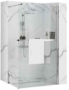 Panou de dus Rea Aero N 80 Transparent