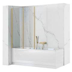 Panou pentru cada pliabil Rea Agat-3 120 BRUSH GOLD