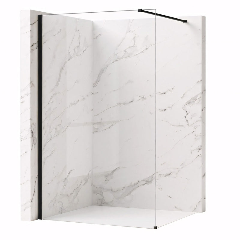 Paravan de dus Rea Flexi Transparent / Black 70
