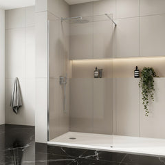 Paravan de dus Rea Flexi Transparent / Chrome 100
