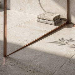 Profil de panta cadita de dus 120cm Brush Copper