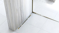 Profil de panta cadita de dus 140cm Brush Gold