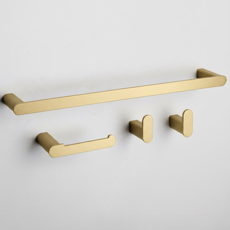 Set accesorii pentru baie Mati Brush Gold 4 piese
