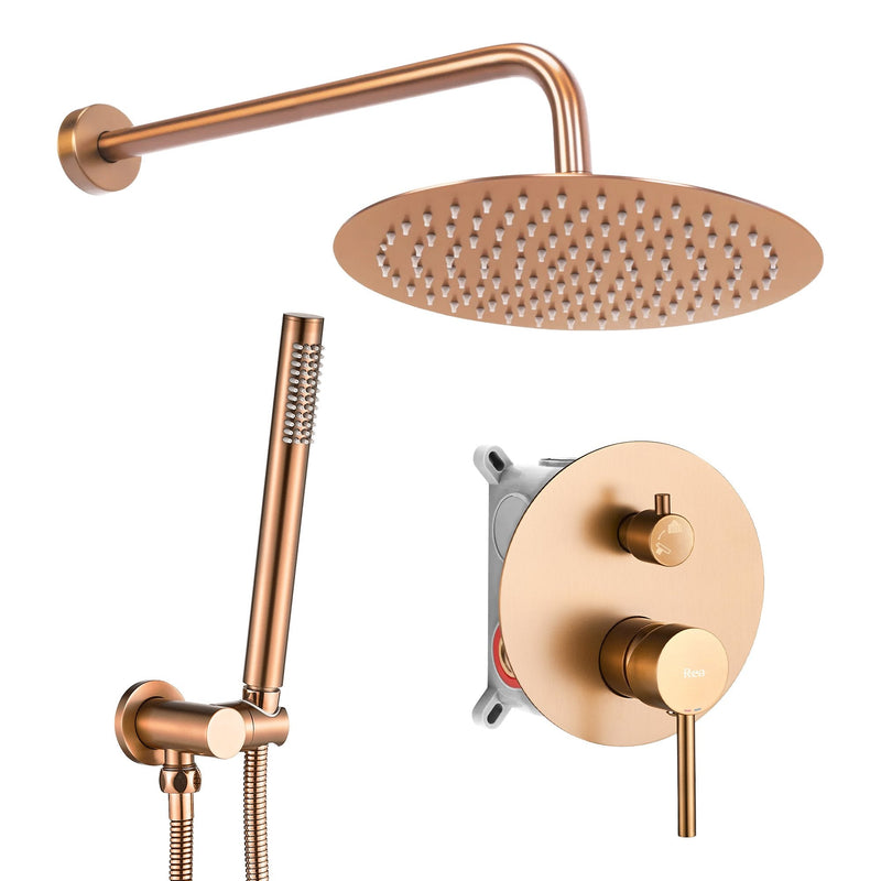 Set de dus incastrat Rea Lungo Copper Brush + BOX