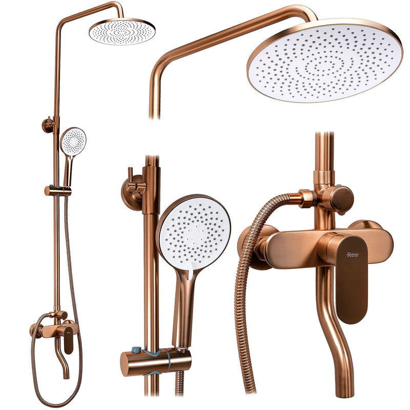 Set dus REA DROP Brush Copper