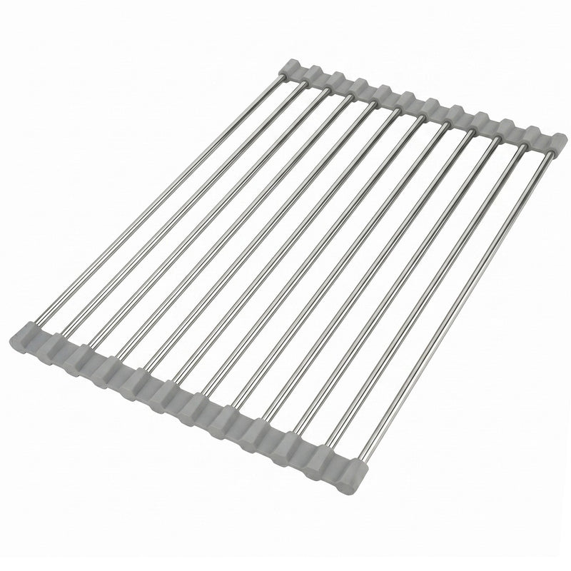 Suport rulabil pentru scurgerea vaselor pe chiuvetă REA P12298A Grey