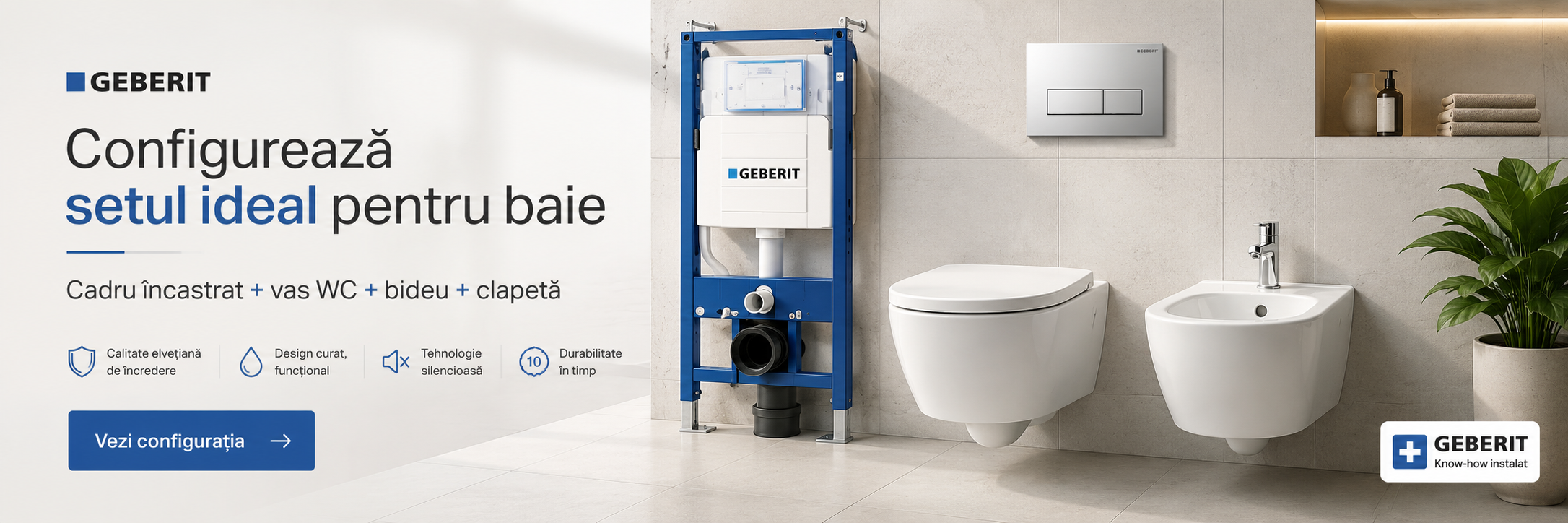 Configurează setul ideal pentru baie