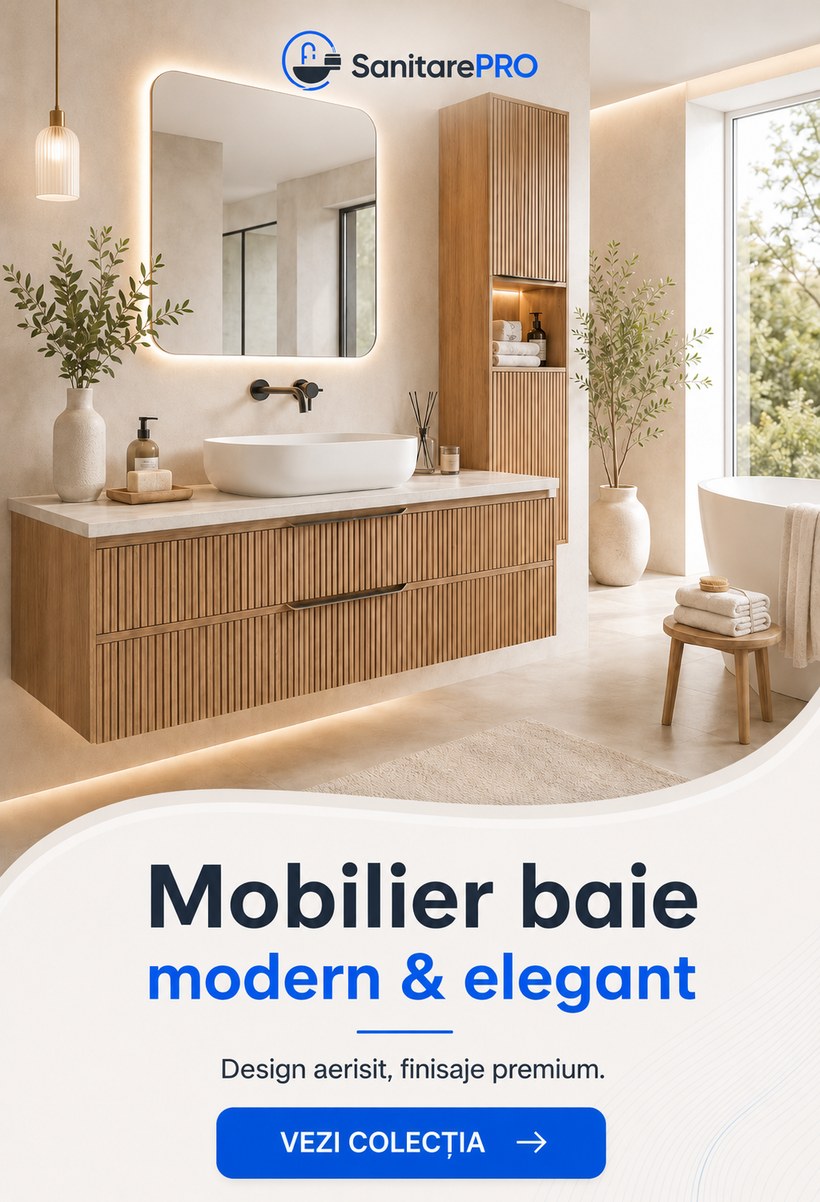 Mobilier de baie modern și elegant — SanitarePro