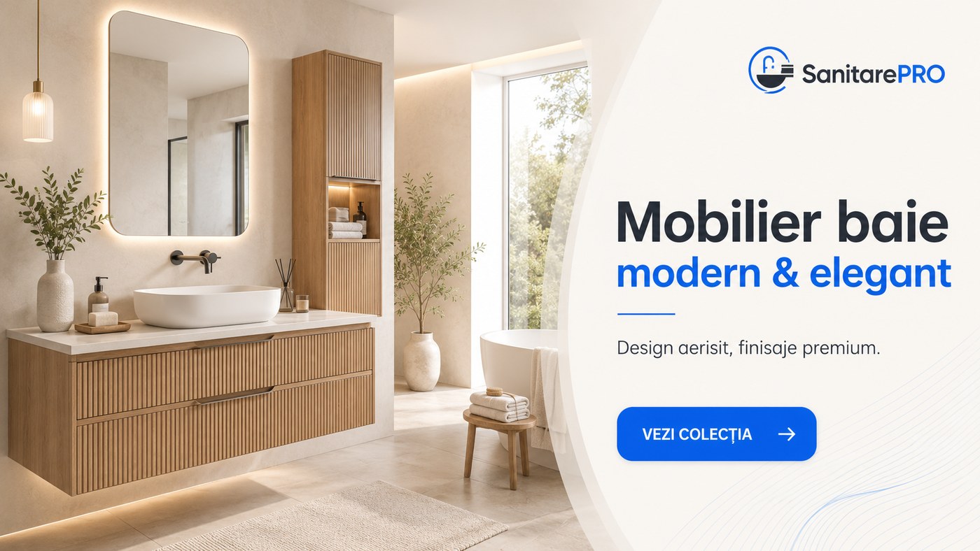 Mobilier de baie modern și elegant — SanitarePro